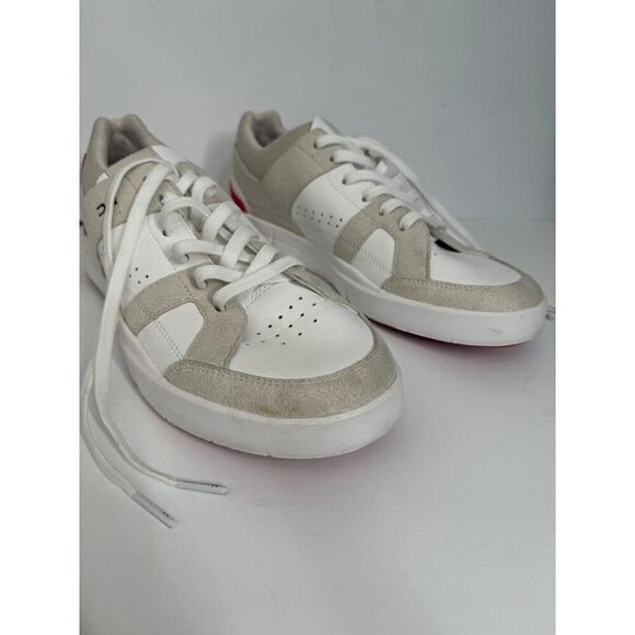 On Cloud The Roger Clubhouse Sneaker in Sand Cerise Womens Size 10 EU 42 NEW - Picture 2 of 6